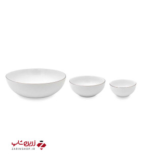 سرویس چینی 13 پارچه پیاله زرین رزگلد