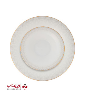 سرویس چینی 35 پارچه غذاخوری سریر سپید