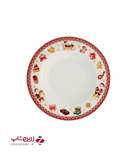 بشقاب گود 22 سانتیمتری خورش خوری کریسمس 2