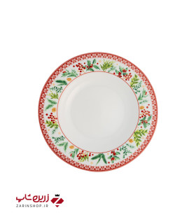 بشقاب گود 22 سانتیمتری خورش خوری کریسمس 1