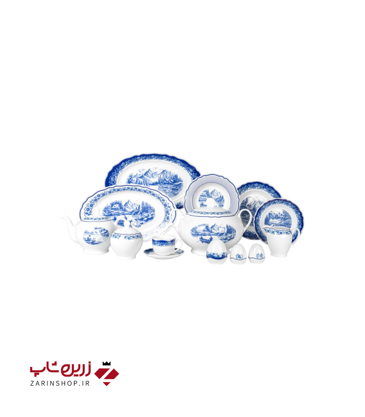 سرویس چینی 102 پارچه کامل سن پترزبورگ