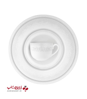 سرویس چینی 102 پارچه کامل مهرانا پلاتینی