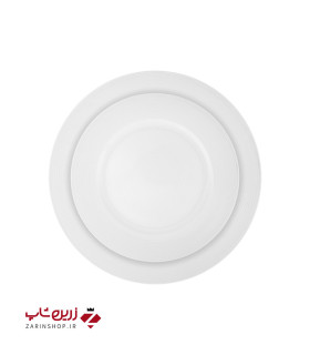 سرویس چینی 28 پارچه غذاخوری سفید