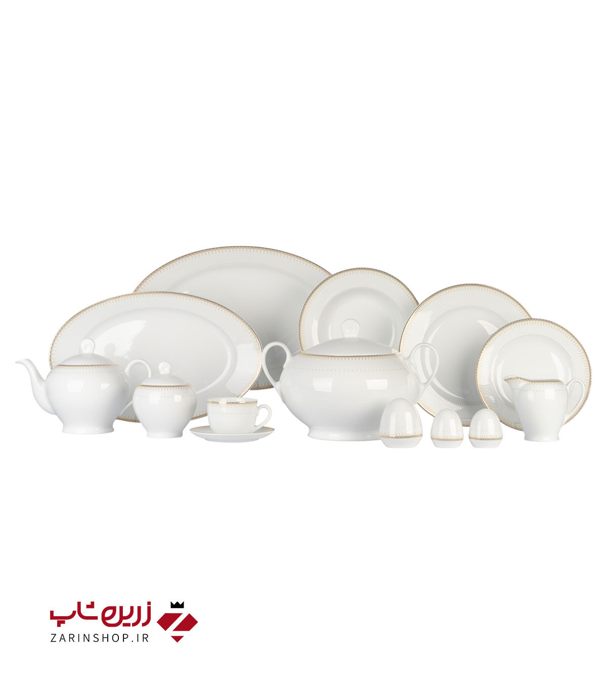 سرویس چینی 102 پارچه کامل سپندار