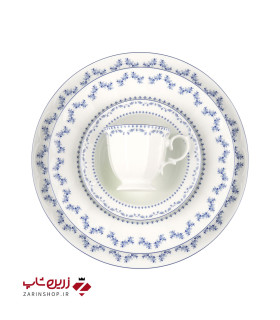 سرویس چینی 103 پارچه کامل فرانسیس سرمه ای