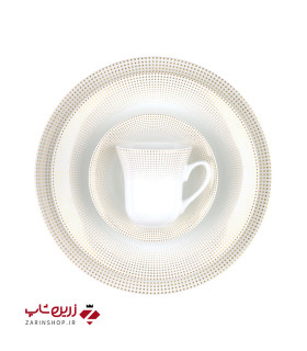 سرویس چینی 108 پارچه کامل مریدین طلایی