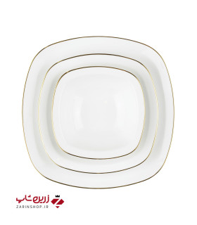 سرویس چینی 27 پارچه غذاخوری زرین