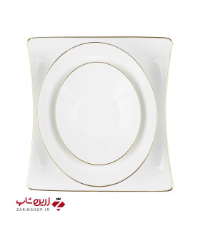 سرویس چینی 30 پارچه غذاخوری زرین