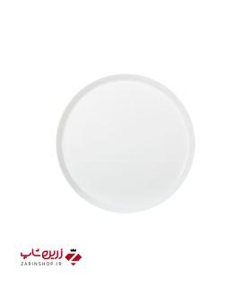 بشقاب تخت 18 سانتیمتری سفید