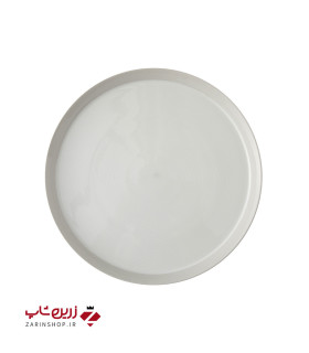 بشقاب تخت 24 سانتیمتری پاستل طوسی