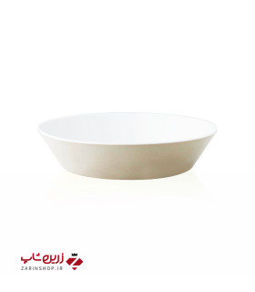 بشقاب گود 19 سانتیمتری پاستل کرم