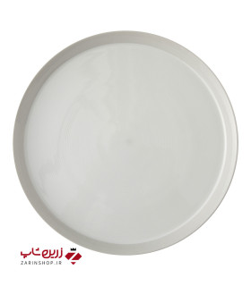 دیس گرد 33 سانتیمتری پاستل طوسی