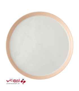 دیس گرد 30 سانتیمتری پاستل گلبهی