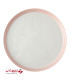 دیس گرد 33 سانتیمتری پاستل صورتی