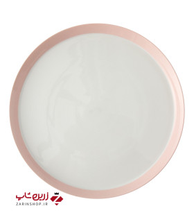 دیس گرد 33 سانتیمتری پاستل صورتی