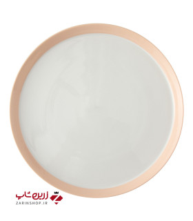 دیس گرد 33 سانتیمتری پاستل گلبهی