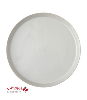 دیس گرد 30 سانتیمتری پاستل طوسی