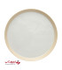 دیس گرد 30 سانتیمتری پاستل کرم