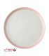 دیس گرد 30 سانتیمتری پاستل صورتی
