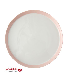 دیس گرد 30 سانتیمتری پاستل صورتی
