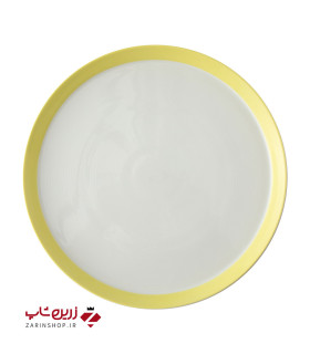 دیس گرد 30 سانتیمتری پاستل لیمویی