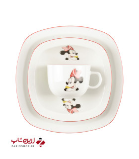 سرویس چینی 5 پارچه کودک میکی موس