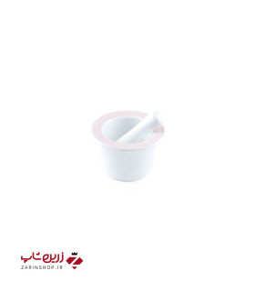 هاون چینی پاستل صورتی