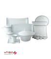 سرویس چینی 97 پارچه کامل وایت رز