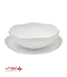 سرویس قاب و قدح هگزان سپید صدف