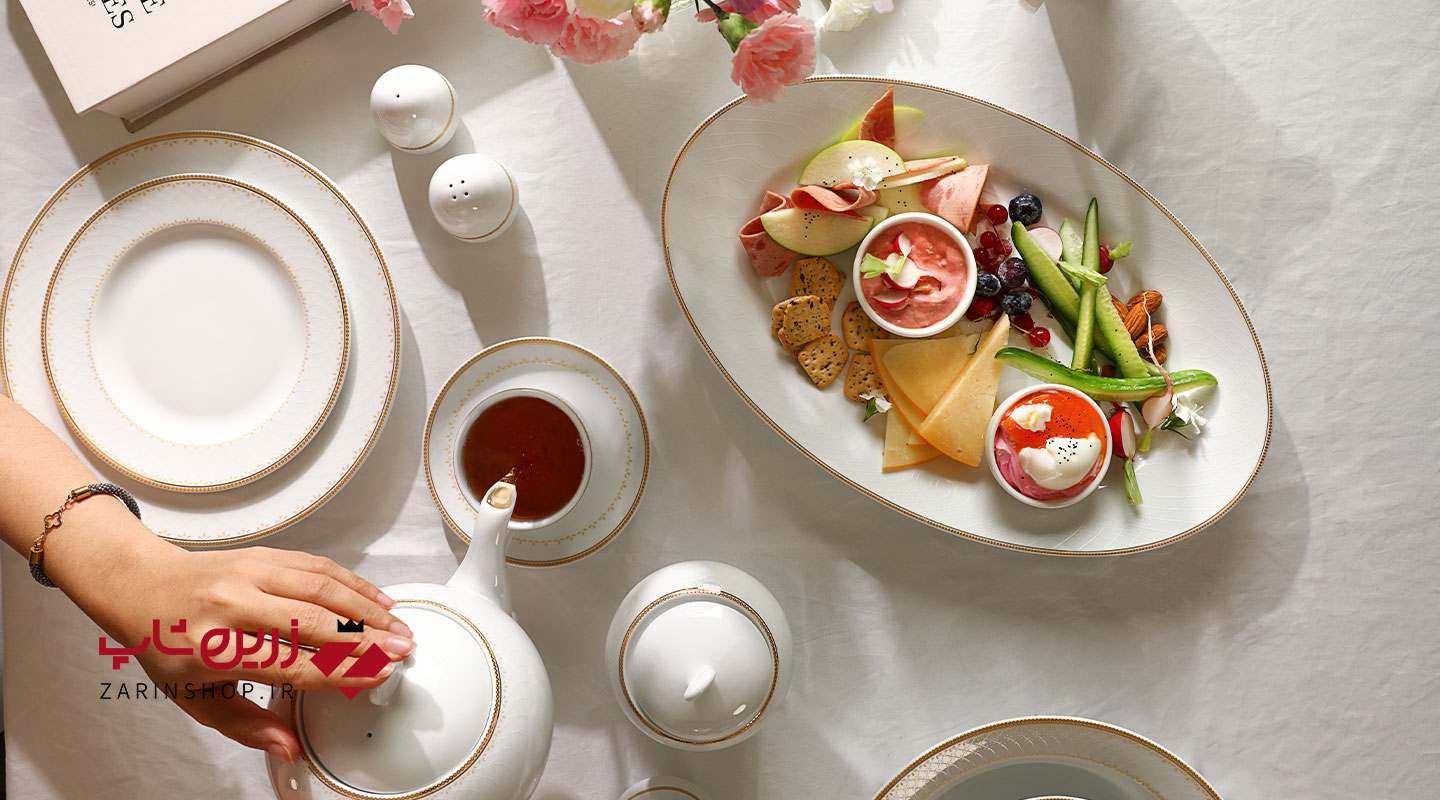 سرویس چینی 102 پارچه کامل نورا