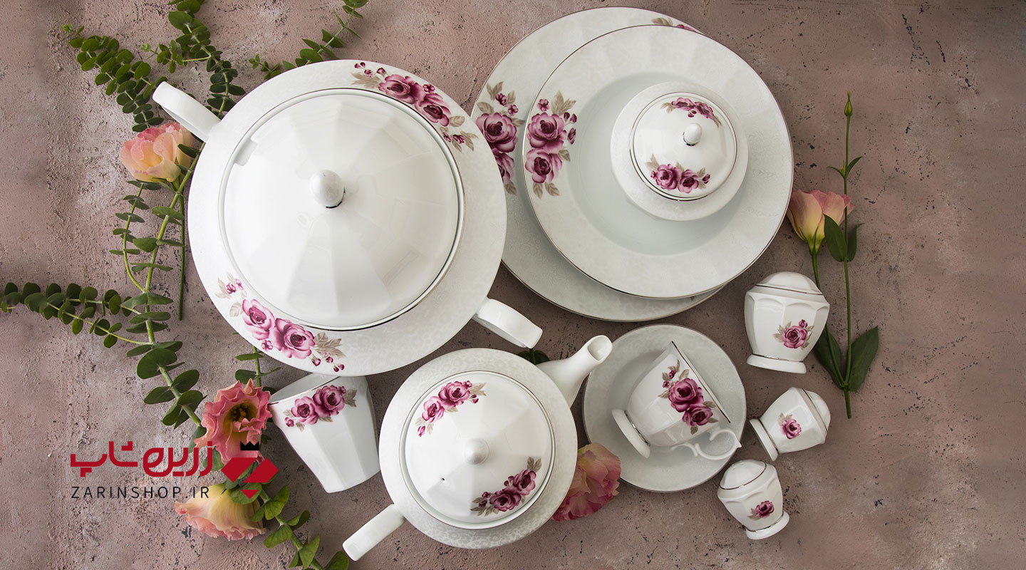 سرویس چینی 103 پارچه کامل رزگاردن