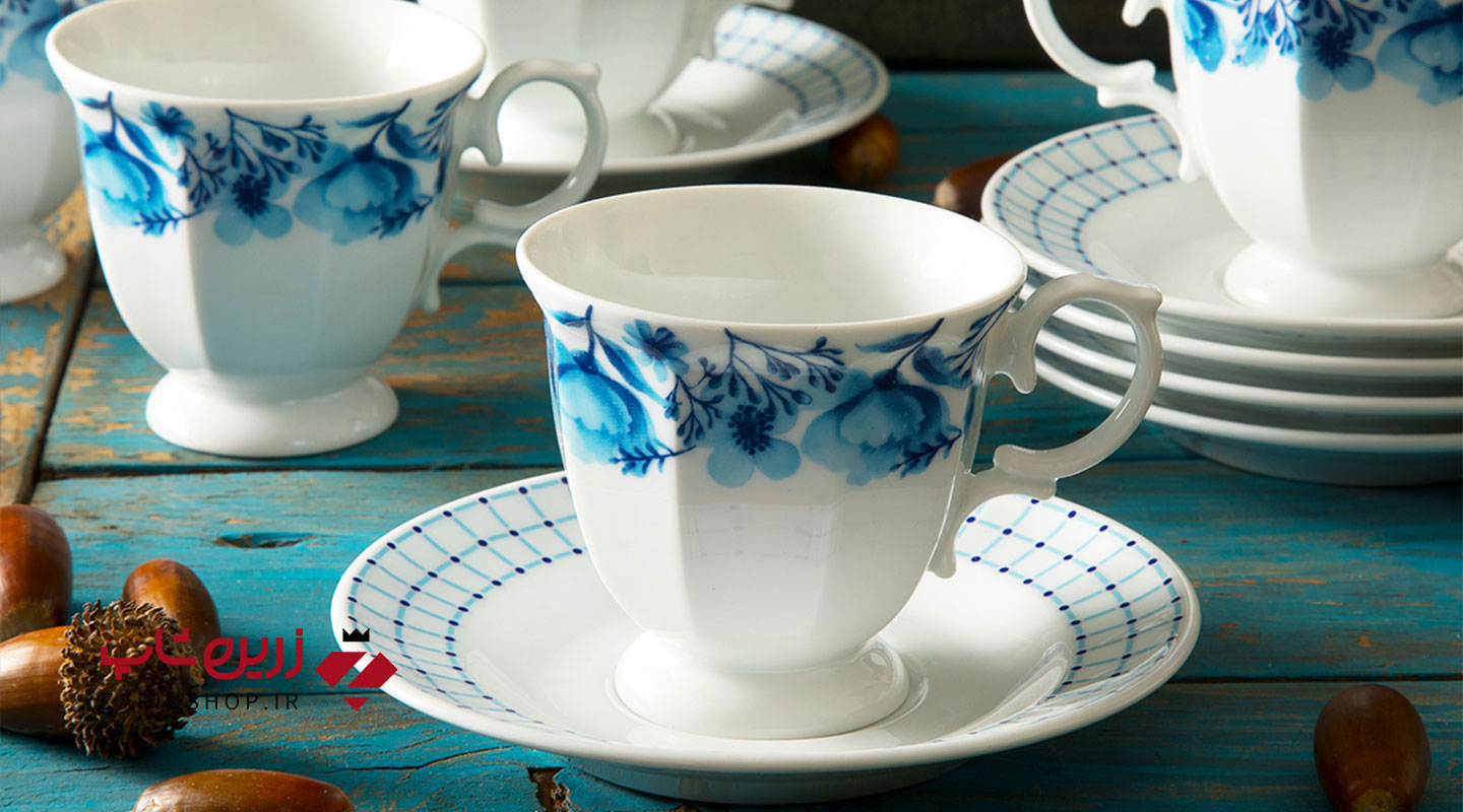 سرویس چینی 12 پارچه چای خوری آراگل