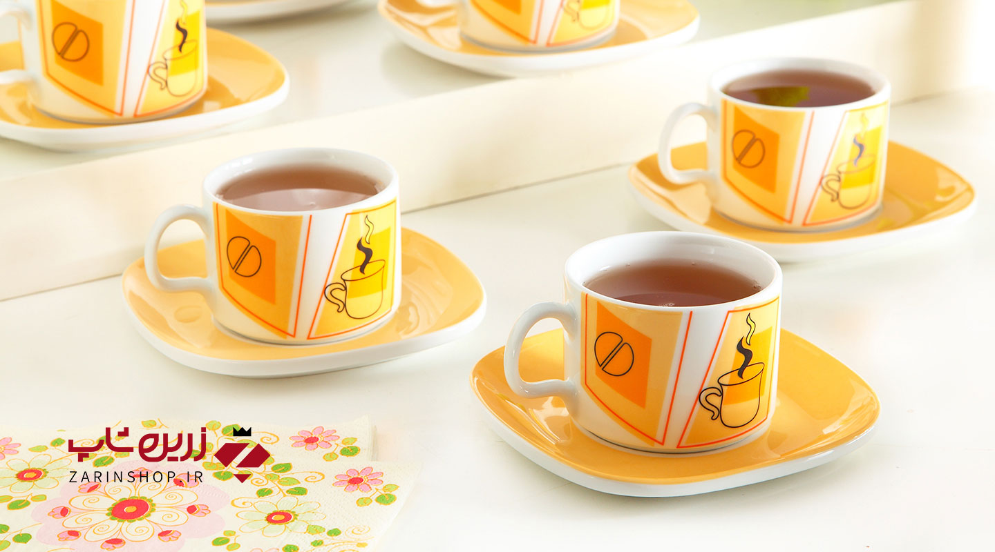 سرویس چینی 12 پارچه چای خوری بامداد