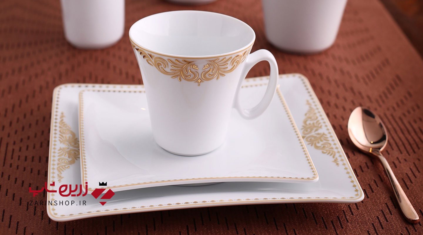سرویس چینی 12 پارچه چای خوری مهرگان