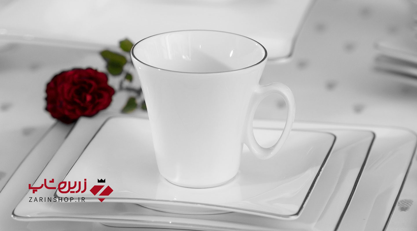 سرویس چینی 12 پارچه چای خوری سمن