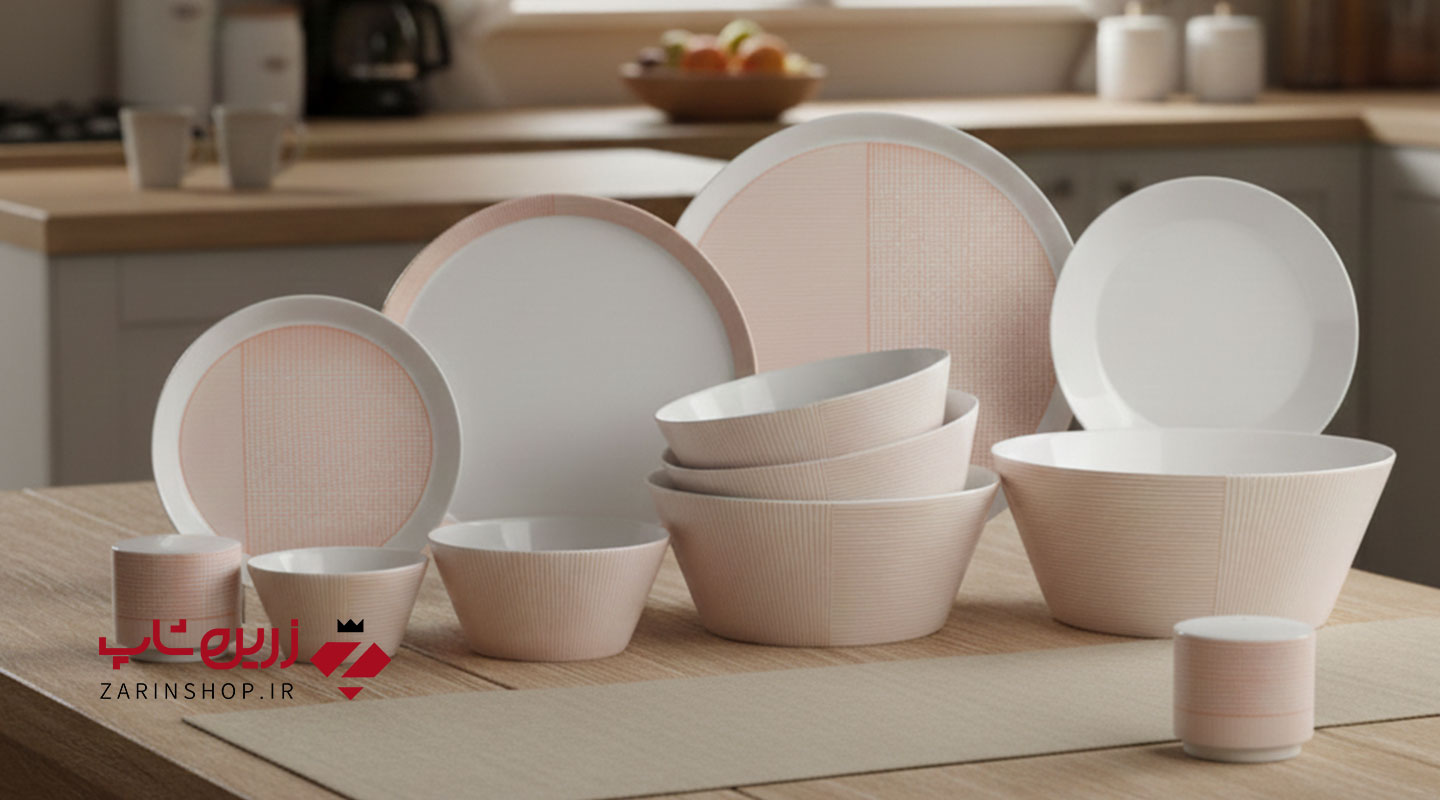 سرویس چینی 21 پارچه مرجان