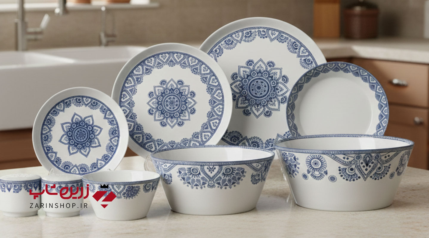 سرویس چینی 21 پارچه غذاخوری پروجا پلاس