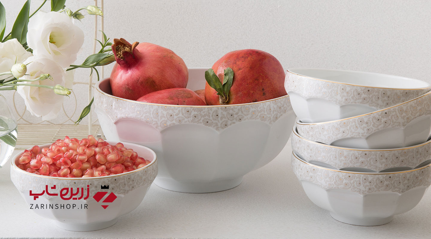 سرویس چینی 7 پارچه پیاله کاررا گلد