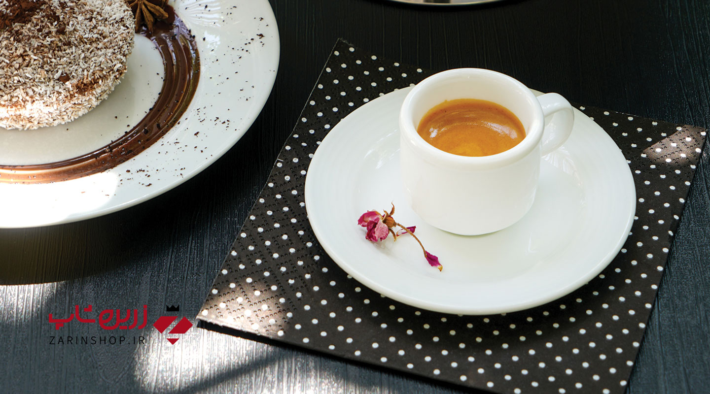 فنجان اسپرسو سفید