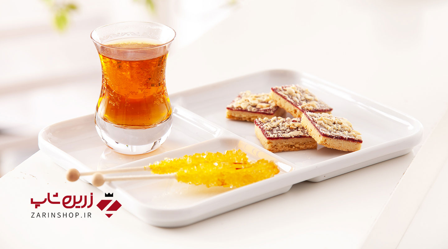 ظرف سه خانه سفید