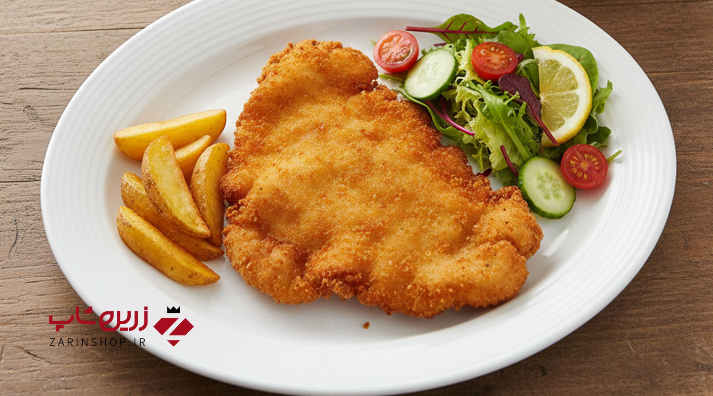 دیس بیضی 32 سانتیمتری سفید