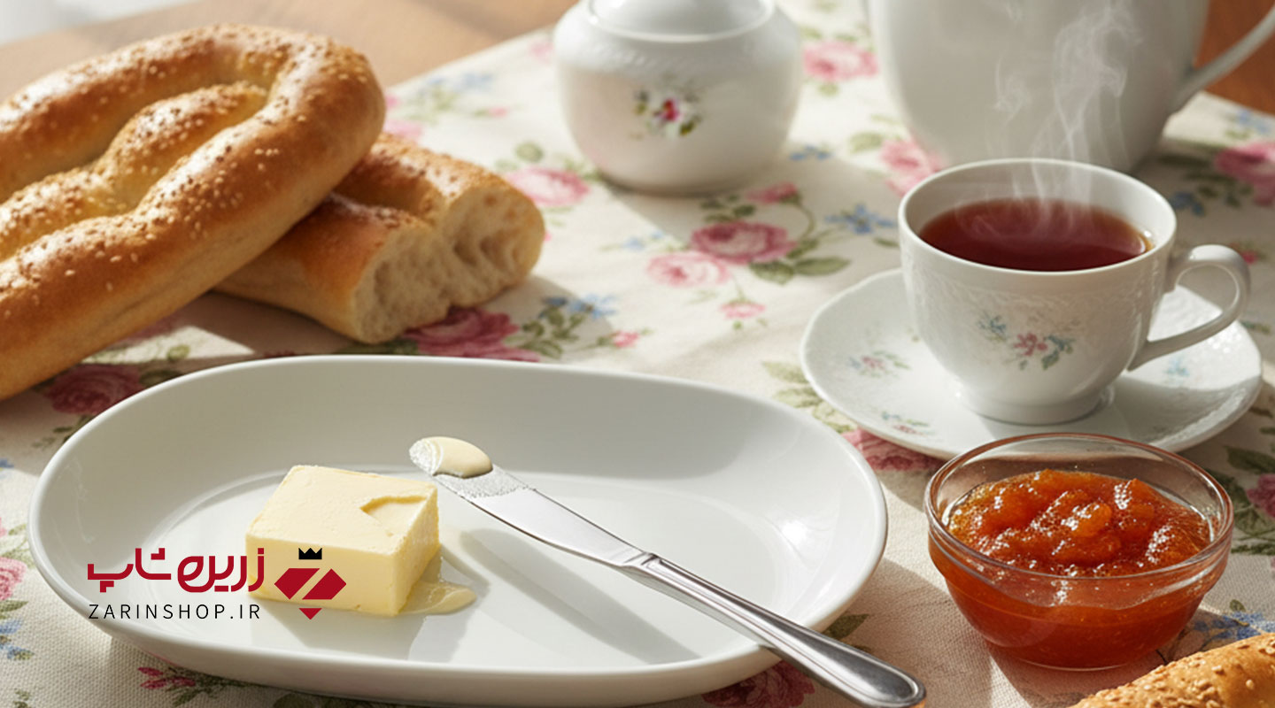 دیس بیضی سفید