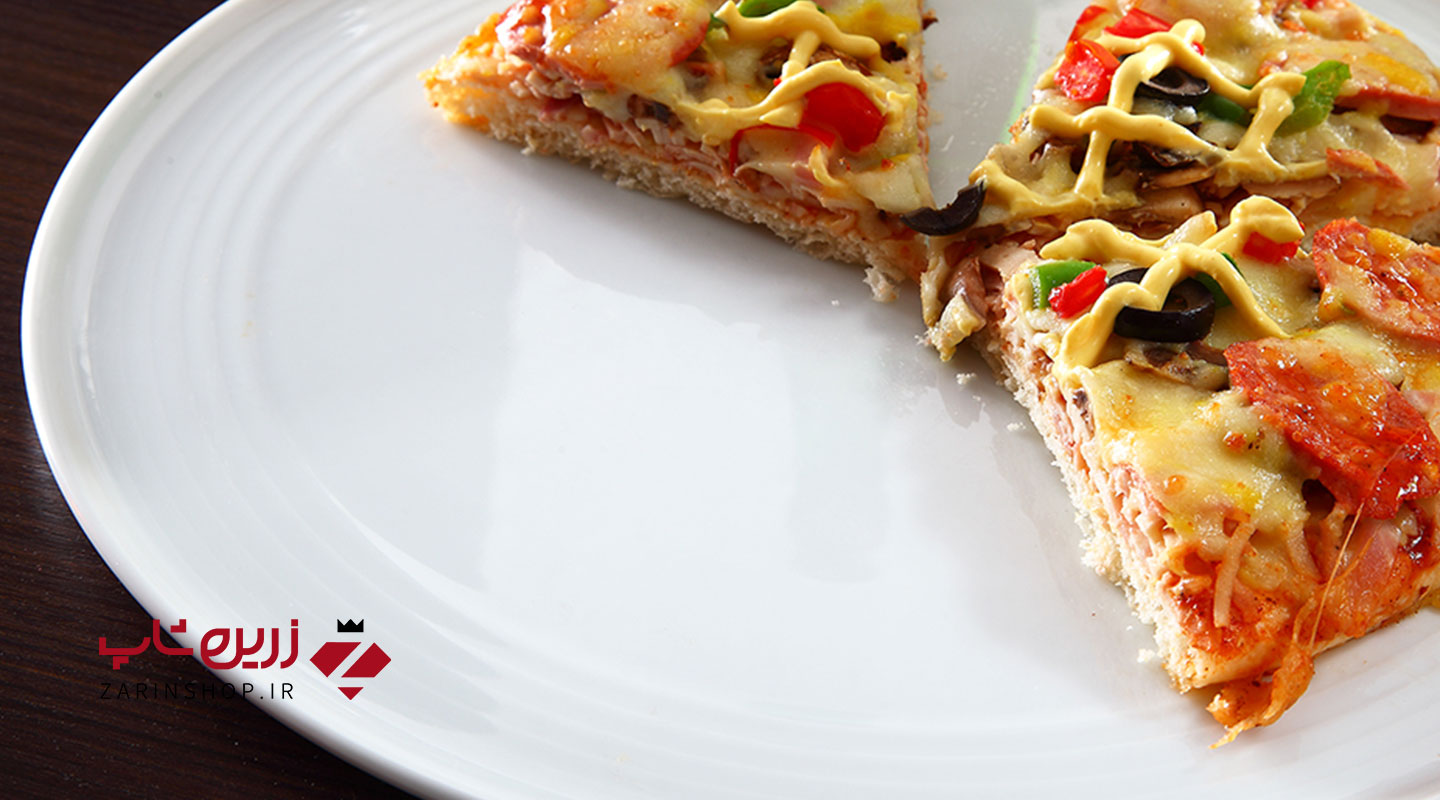 دیس پیتزا هتلی سفید