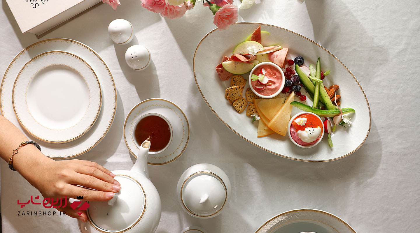 سرویس چینی 102 پارچه کامل نورا