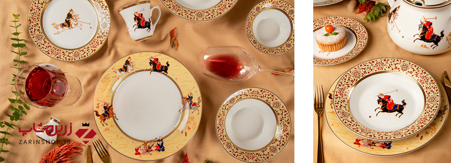 سرویس چینی 108 پارچه کامل چوگان