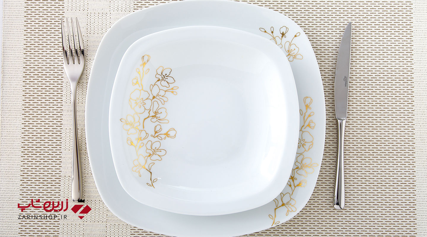 سرویس چینی 27 پارچه غذاخوری شکوفه گیلاس