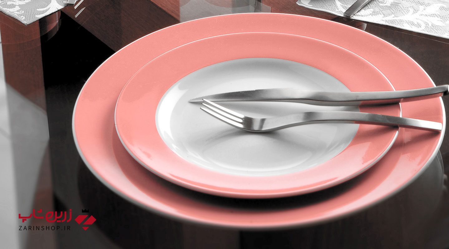 سرویس چینی 28 پارچه غذاخوری ماربل