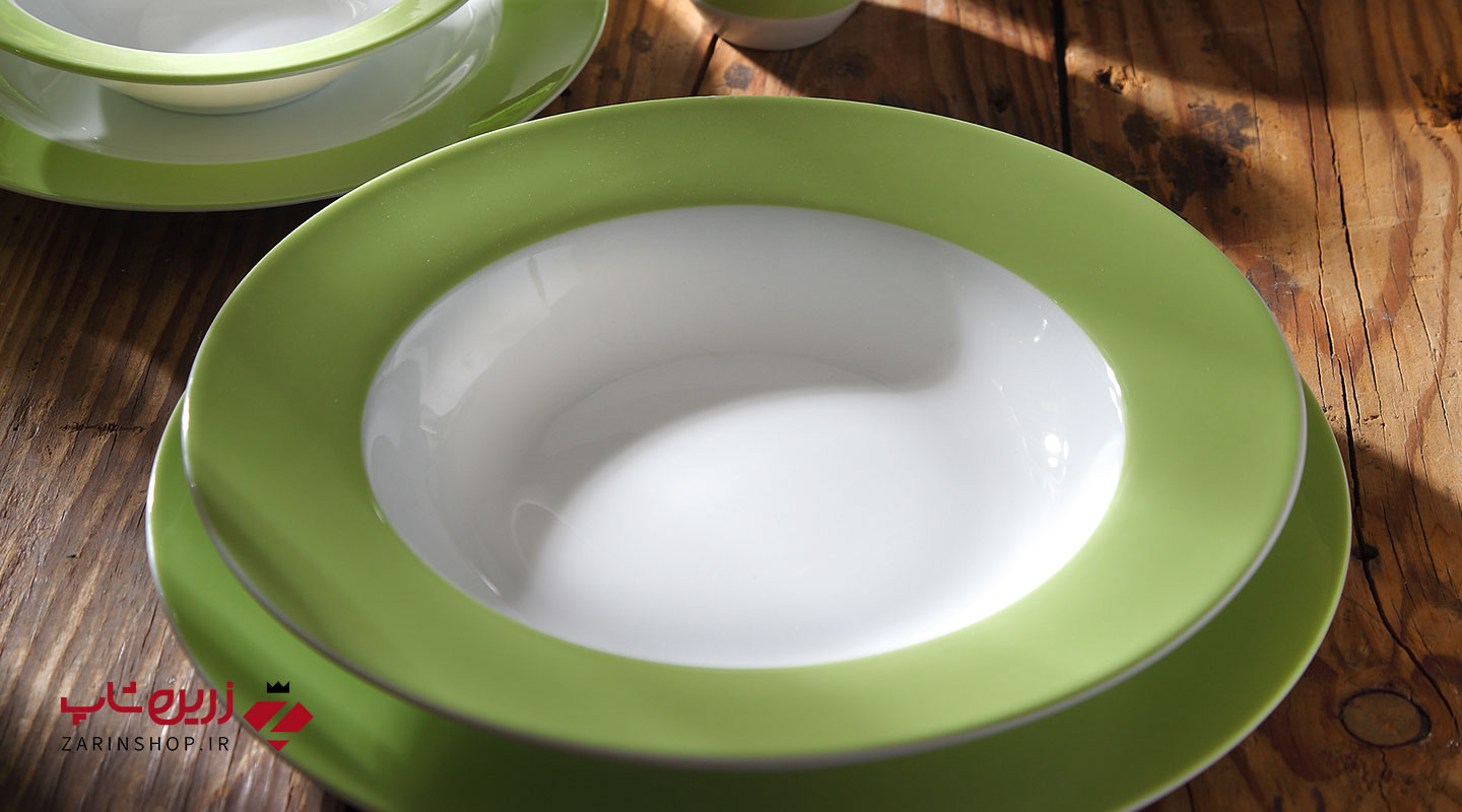 سرویس چینی 28 پارچه غذاخوری پسته