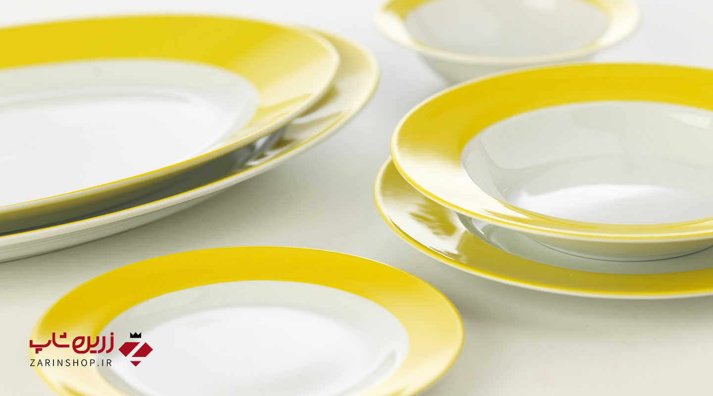 سرویس چینی 28 پارچه غذاخوری آفتاب
