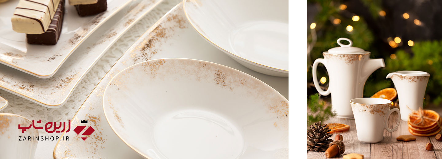 سرویس چینی 30 پارچه غذاخوری کلودیا